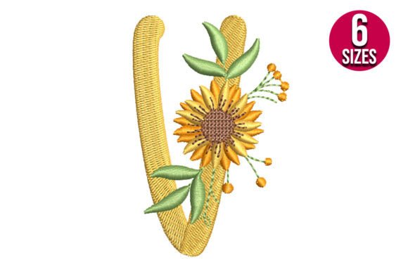Sunflower Alphabet Letter V Review